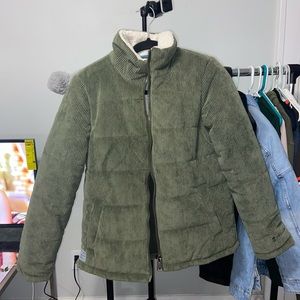 corduroy puffer